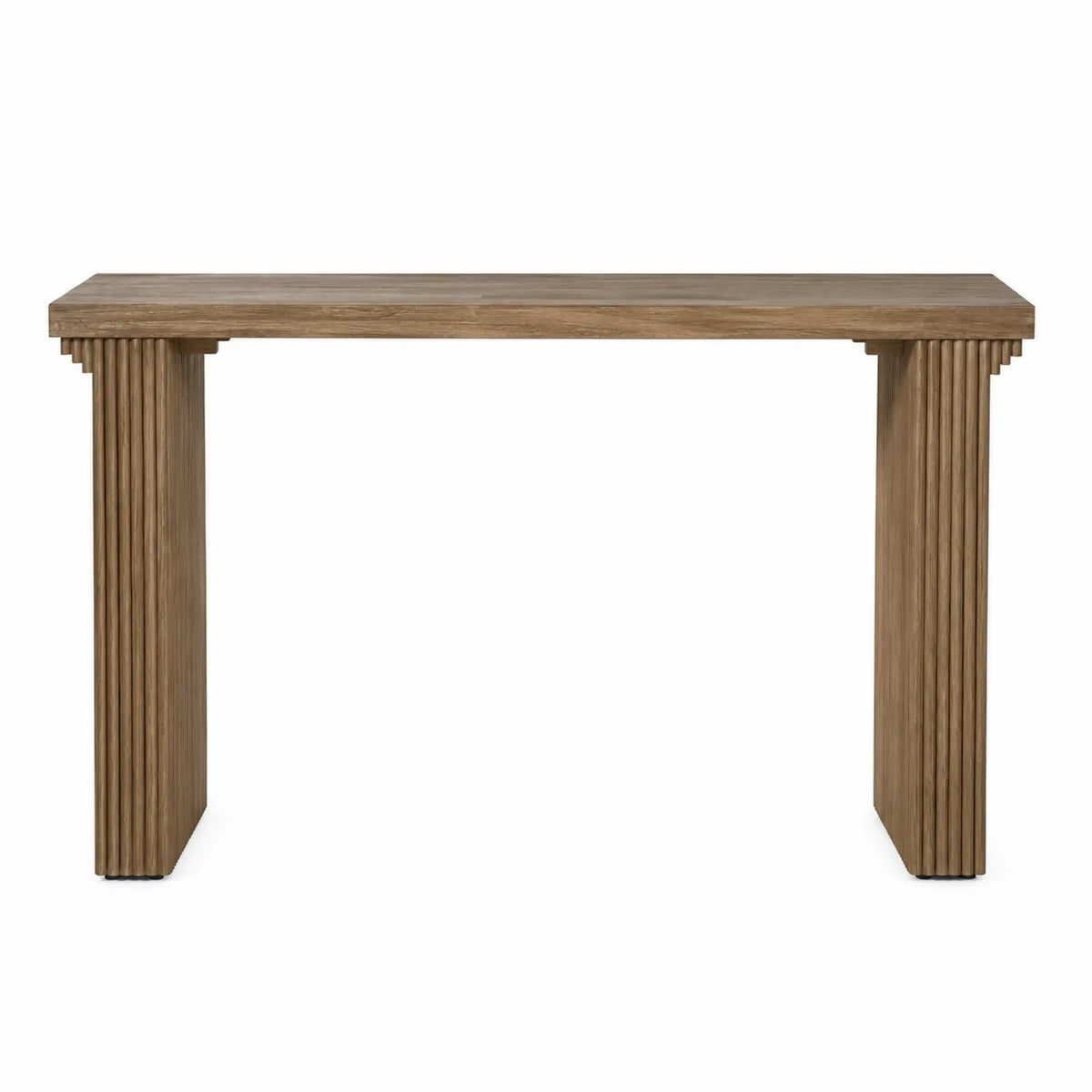 Mesa de Consola de Madera de Roble Marrón 120x40x75 cm