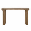 Mesa de Consola de Madera de Roble Marrón 120x40x75 cm