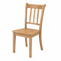 Silla de madera de roble maciza