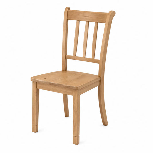 Silla de madera de roble maciza